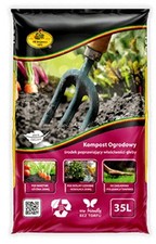 Natürlicher Gartenkompost aus
