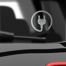 Auto Aufkleber Sticker elektro