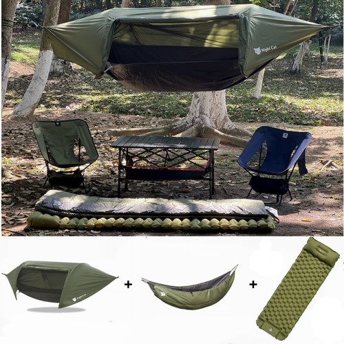 Night cat outdoor camping - night,