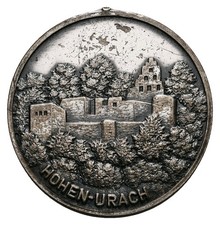 Hohen-Urach Schützenmedaille 1978 Hksp Cu-Ni Ø = 34,9mm Gewicht: 18,51g