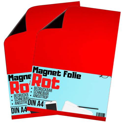 Magnetfolie magnetband pvc - 2x,