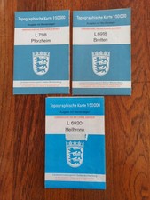 3 topographische Karten