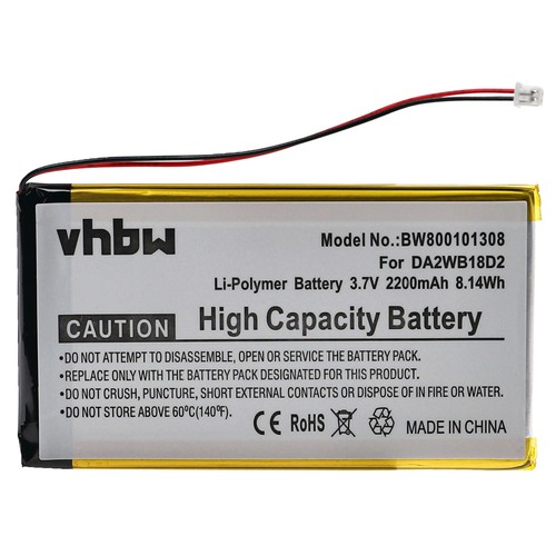 Akku für iriver da2wb18d2 - für, mp3