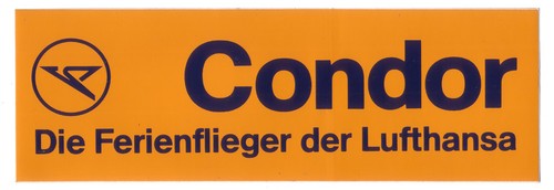 Condor aufkleber 1980er jahre - aufkleber,