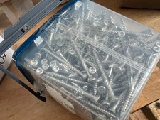 HSI  Terrassenschrauben 60mm edelstahl  500Stück + Bit / Reste  Holz5