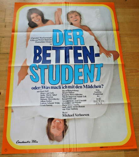 Der bettenstudent kinoplakat - bettenstudent,