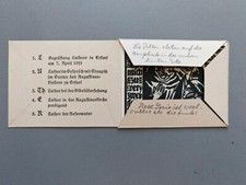 6 x Notgeld Erfurt mit Umschlag UNC 