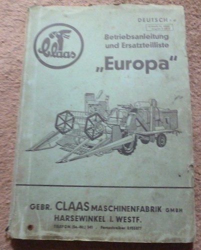 Claas mähdrescher europa - mähdrescher,