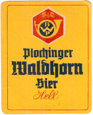 Sehr alte deutsche Bieretikett