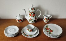 Retsch Wunsiedel Porzellan Kaffeeservice "Früchte".