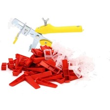 Fliesen Nivelliersystem, 2mm, 401 Teile, Keile, Zange, Fliesenwerkzeug