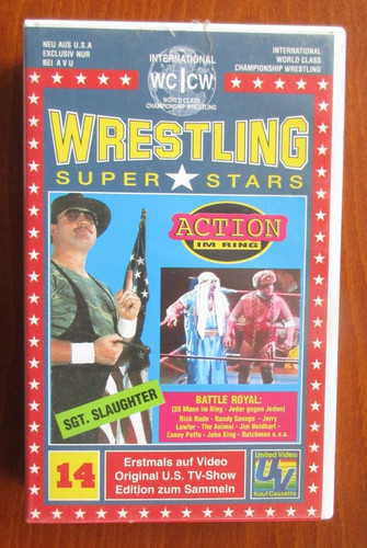 Vhs cassette wrestling nr - cassette,