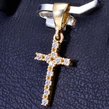 Feiner Goldanhänger Zirkonia