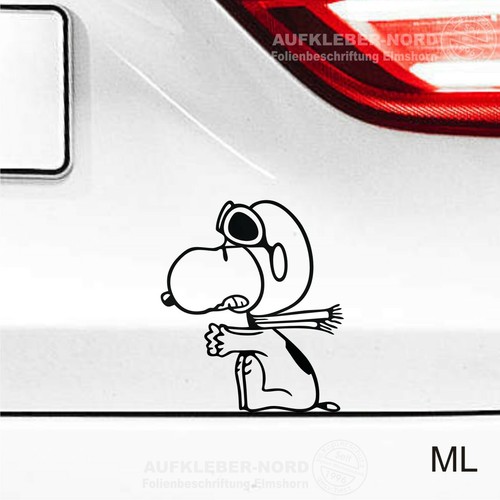 Aufkleber snoopy baron 12cm - baron,