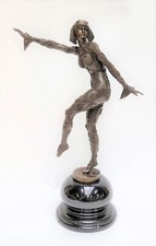 Bronzeskulptur Bronze Art Deco