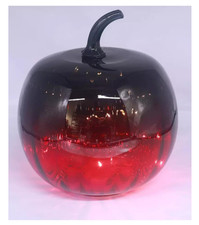 Halloween Glas Kürbis 8,7"