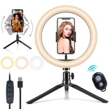 Ringlicht mit flexiblen Stativ