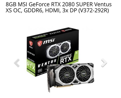 8gb msi geforce rtx - 8gb,