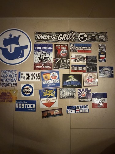Aufkleber mix ultras hansa - ultras,
