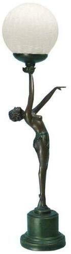 Art deco bronze leuchte akt - deco,