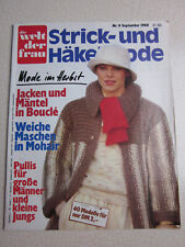 Alte Handarbeitszeitung von 1980 - 40 Strick- und Häkelmodelle