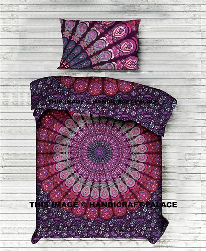 Indien pfau mandala bettlaken - pfau,