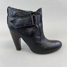 Topshop schwarze Lackleder