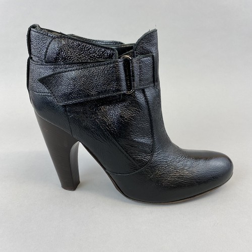 Topshop schwarze lackleder - topshop,
