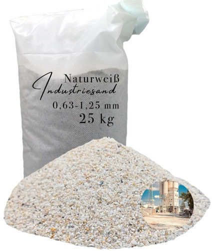 25kg weißer füllsand sand - weißer,
