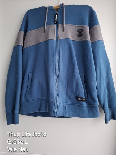 Thug life jacke - thug, mit