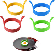 4er Set Spiegeleiform Silikon