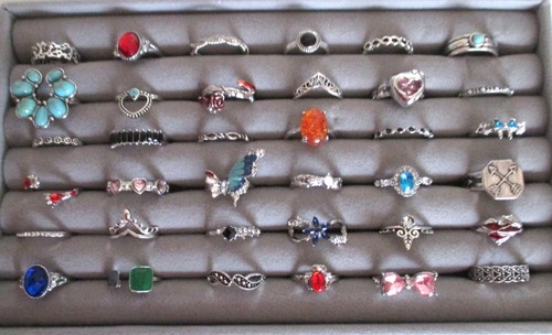 Konvolut modeschmuck ringe - konvolut,