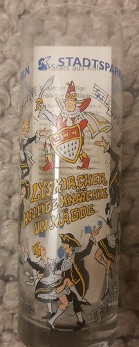 Kölsch glas stars aus köln - kölsch, glas,