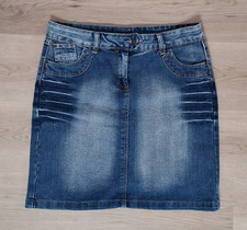X-Mail Jeansrock Stretch Kurz Gr. L Blue Stoned TOP-Zustand 