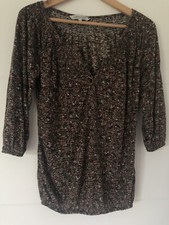 NEU Millefleur Shirt Pullover Gr.XS Braun Clockhouse