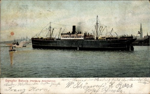 Dampfer batavia hapag - ak, batavia,