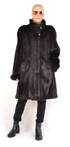 A5505 nerzmantel pelzjacke - nerzmantel,