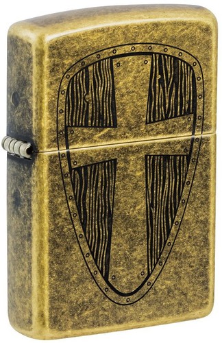 Zippo messing antik - messing,