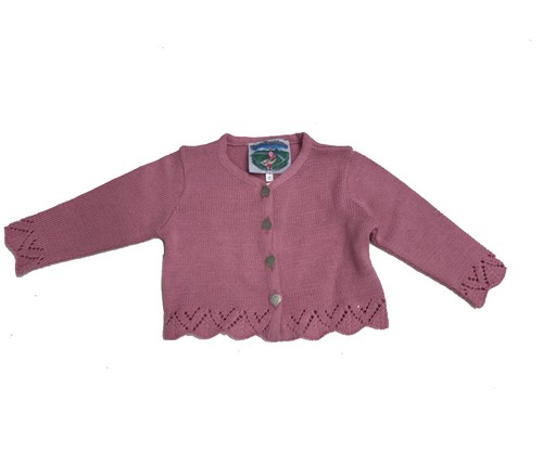 Strickjacke altrosa 80 86 - strickjacke,