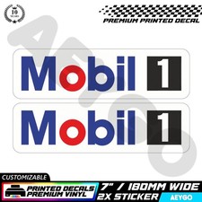 2x MOBIL 1 Vinyl Aufkleber