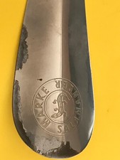Alt Metall Schuhlöffel Marke