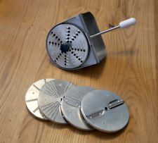 Kenwood Chef Jupiter Schnitzelwerk Gemüseschneider Metallgehäuse 5 Reibescheiben