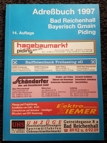Adreßbuch stadt bad - stadt,