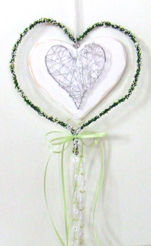 Hochzeit buchsherz türkranz - hochzeit,
