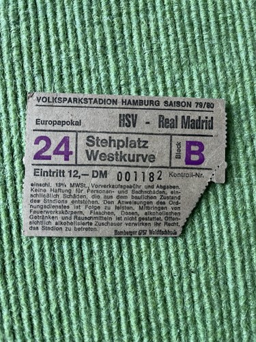 Ticket hsv real madrid - hsv,