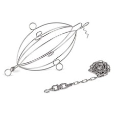 Geflügel-Grillkorb mit Kette