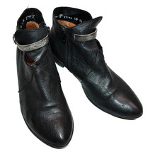 THINK  STIEFELETTEN PUMPS DAMENSTIEFEL STIEFEL BOOTS 41 SCHWARZ #103/1-4#