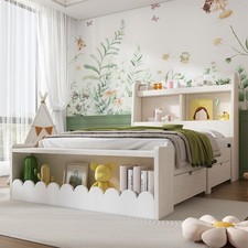 Holzbett Kinderbett 90x200 cm