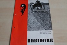 144123) Rabewerk Spatenkrümler Spatenrollegge Prospekt 01/1972