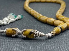 Tesbih Cubuk Malzeme Kehribar Dabbas Usta İşcilği Eşsiz Güzel Çubuk Reng